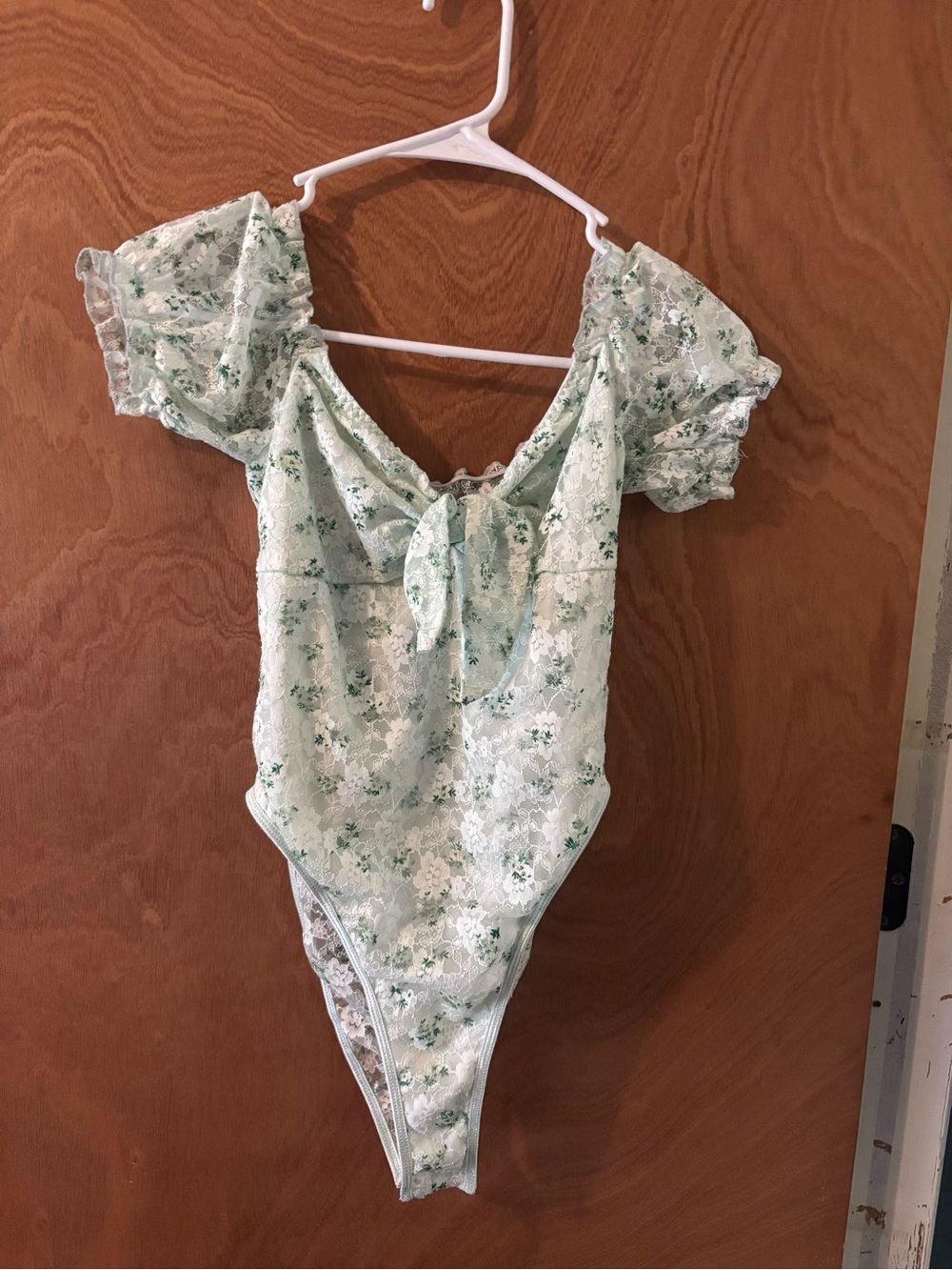 Woman’s lace floral one piece